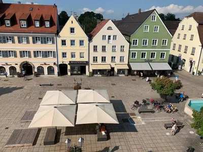Das Gebäude in dem sich die Ferienwohnung befindet