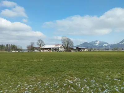 Naturlandschaft in der Nähe des Bauernhofs