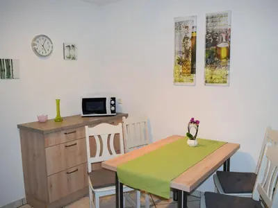 Küche/Küchenzeile in der Unterkunft Ferienwohnung Irmgard