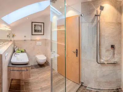 Ein Badezimmer in der Unterkunft Landgasthof Aumanwirt