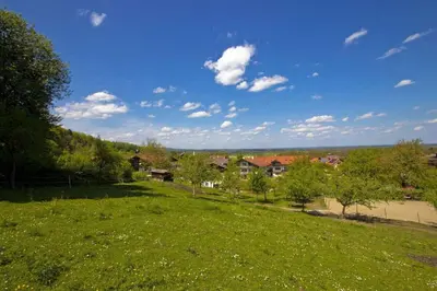 Naturlandschaft in der Nähe des Bauernhofs