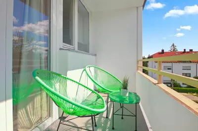 Ein Balkon oder eine Terrasse in der Unterkunft Eddy's Rest & Relax - Munich East