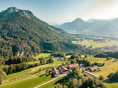 Naturlandschaft in der Nähe des Bauernhofs