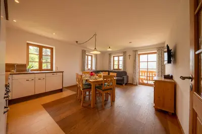 Küche/Küchenzeile in der Unterkunft Schoberhof