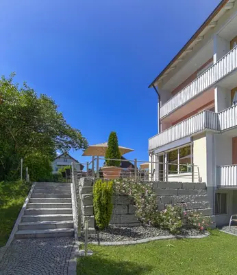 Das Gebäude in dem sich das Hotel befindet