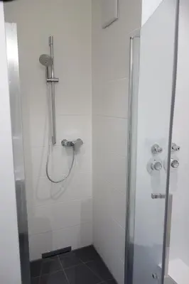 Ein Badezimmer in der Unterkunft München-Riem my room Apartment an der Messe