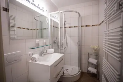 Ein Badezimmer in der Unterkunft Alpenglück Whg. 20