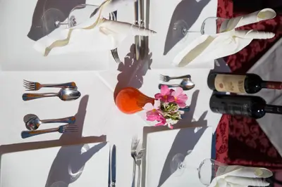 Getränke in der Unterkunft Hotel Ristorante Milano