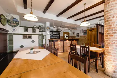 Küche/Küchenzeile in der Unterkunft Gasthaus Hotel Ostermeier
