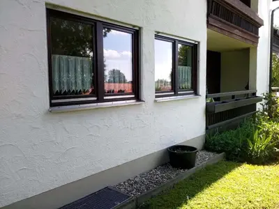 Ein Garten an der Unterkunft Ferienwohnung Griehl