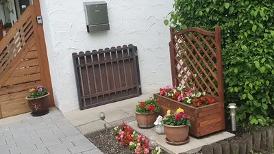 Ein Garten an der Unterkunft Ferienwohnung Rositta