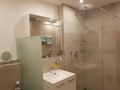 Ein Badezimmer in der Unterkunft Ferienwohnung Rositta