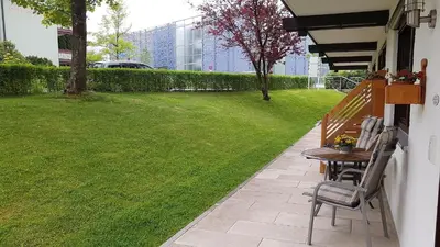 Ein Garten an der Unterkunft Ferienwohnung Rositta