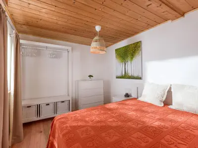 Ein Bett oder Betten in einem Zimmer der Unterkunft Grabner Riedleiten Bienenhaus