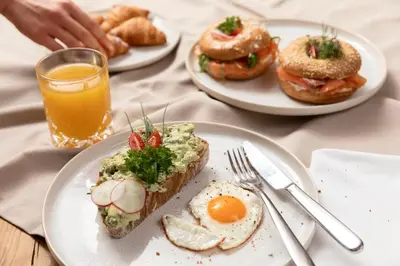 Essen im Hotel oder in der Nähe