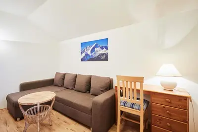 Ein Sitzbereich in der Unterkunft Landhaus Lina
