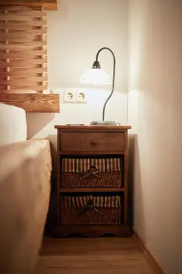Ein Bett oder Betten in einem Zimmer der Unterkunft Landhaus Lina