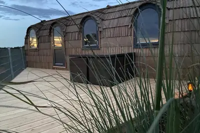 Das Gebäude in dem sich die Ferienwohnung befindet