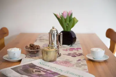 Kaffee-/Teezubehör in der Unterkunft Ferienwohnung Inntal