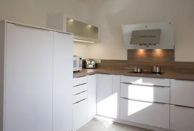 Küche/Küchenzeile in der Unterkunft Ferienwohnung Inntal