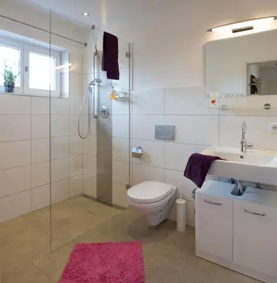 Ein Badezimmer in der Unterkunft Ferienwohnung Inntal