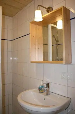 Ein Badezimmer in der Unterkunft Rieplhof