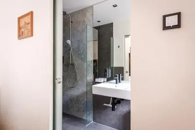 Ein Badezimmer in der Unterkunft Bergwirt Hotel & Gasthof