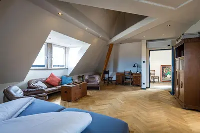 Ein Sitzbereich in der Unterkunft Bergwirt Hotel & Gasthof