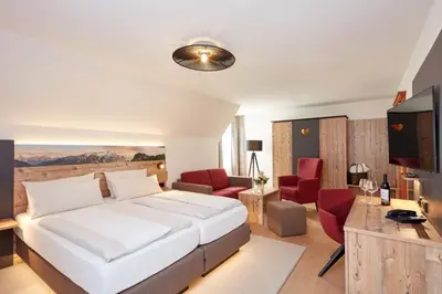 Ein Bett oder Betten in einem Zimmer der Unterkunft Hotel Klosterhotel Ludwig der Bayer