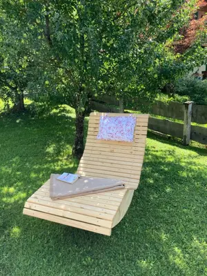 Ein Garten an der Unterkunft Haus Schaffler