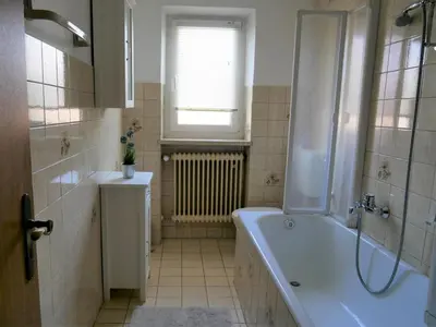 Ein Badezimmer in der Unterkunft Ferienwohnung Chiemsee