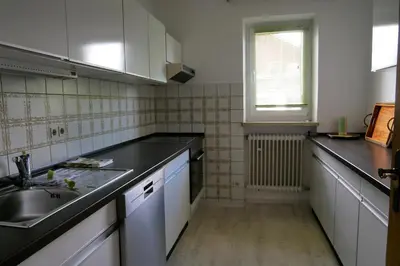 Küche/Küchenzeile in der Unterkunft Ferienwohnung Chiemsee
