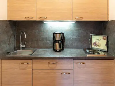 Küche/Küchenzeile in der Unterkunft Strohmayer Appartements