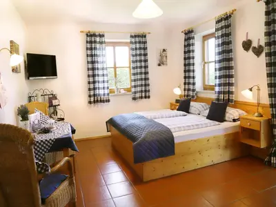 Ein Bett oder Betten in einem Zimmer der Unterkunft Strohmayer Appartements