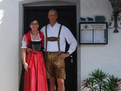 Gäste, die in der Unterkunft Landhof Angstl - Gästezimmer und Tagungsraum übernachten