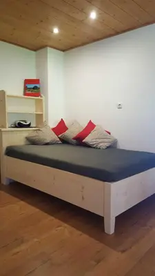 Ein Bett oder Betten in einem Zimmer der Unterkunft Hof Roßruck