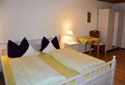 Ein Bett oder Betten in einem Zimmer der Unterkunft Hof Roßruck