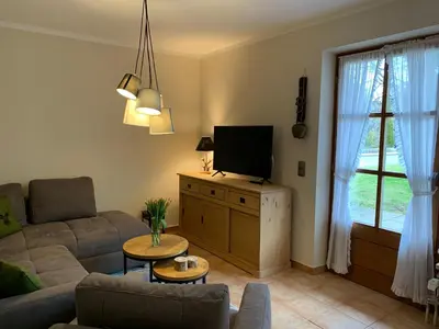 TV/Unterhaltungsangebot in der Unterkunft Ferienwohnung Theresa