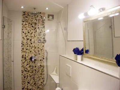 Ein Badezimmer in der Unterkunft Farchanter Alm