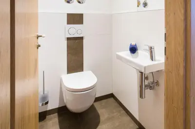 Ein Badezimmer in der Unterkunft Schleipfnerhof Urlaub auf dem Bauernhof