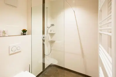 Ein Badezimmer in der Unterkunft Schleipfnerhof Urlaub auf dem Bauernhof