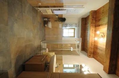 Ein Badezimmer in der Unterkunft Stöttnerhof Urlaub auf dem Bauernhof