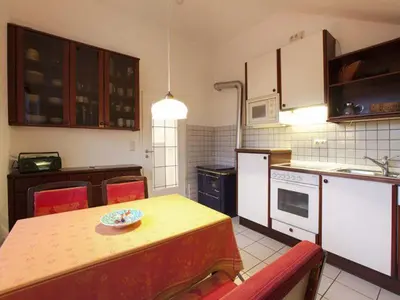 Küche/Küchenzeile in der Unterkunft Ferienwohnung Linde