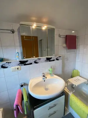 Ein Badezimmer in der Unterkunft Ferienwohnung Elisabeth