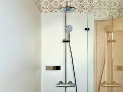 Ein Badezimmer in der Unterkunft Ferienwohnungen Birkenhof Apartments