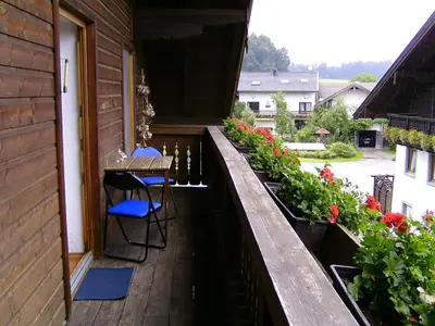 Ein Garten an der Unterkunft Ferienwohnung Schartner