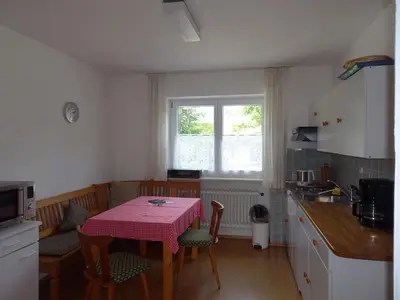 Küche/Küchenzeile in der Unterkunft Haus Strobl