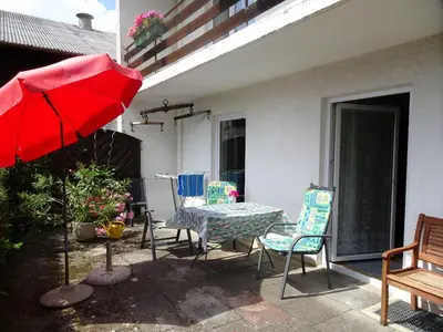 Ein Patio oder anderer Außenbereich in der Unterkunft Haus Strobl