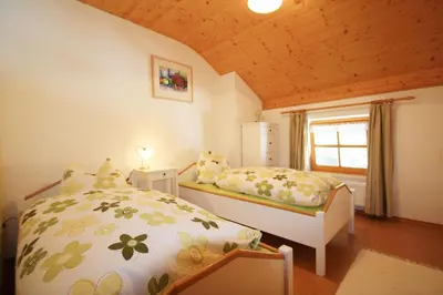 Ein Bett oder Betten in einem Zimmer der Unterkunft Beim Wagner