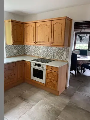 Küche/Küchenzeile in der Unterkunft Ferienhaus Siedenberg